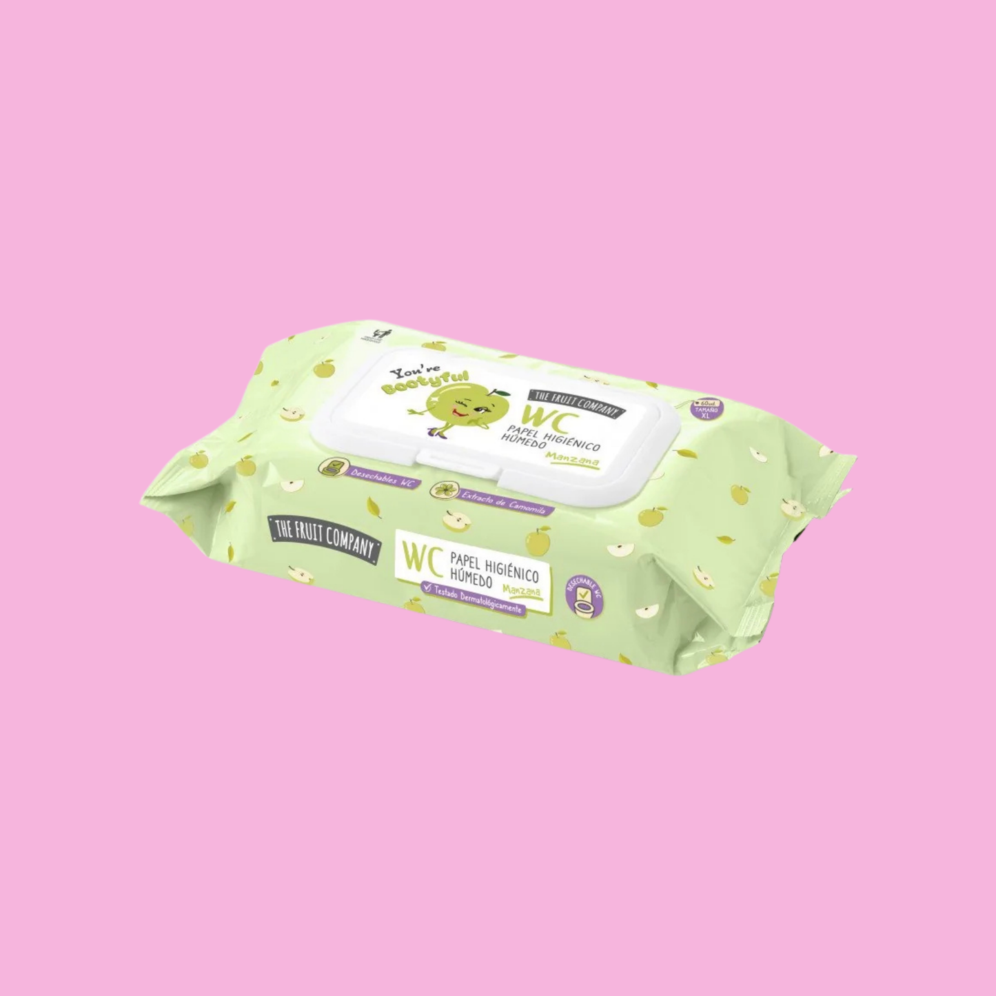 Lingettes Humides Parfumées – Parfum Pomme 🍏 - NBK Beauty