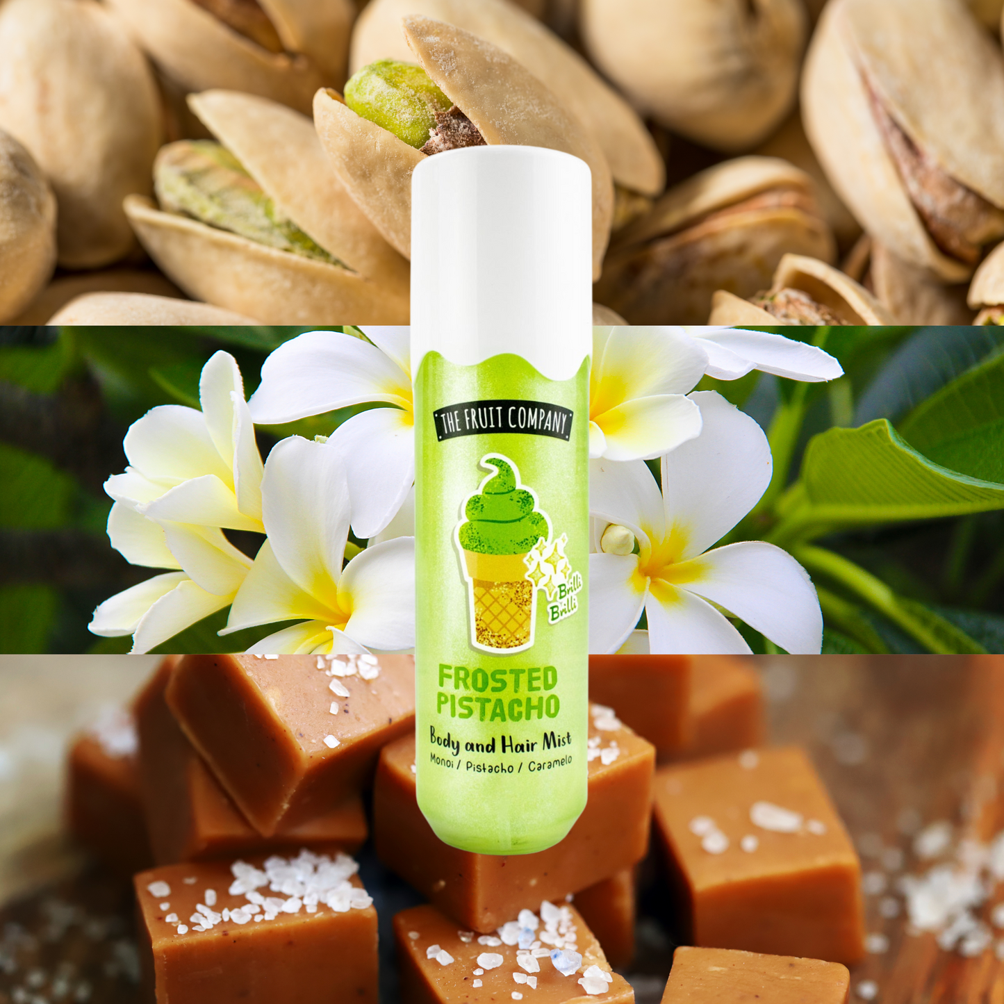 Brume Corps et Cheveux Frosted Pistachio – Parfum Gourmand 🍦 - NBK Beauty
