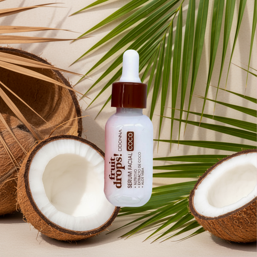 Sérum Facial Fruit Drops – Noix de Coco 🥥 - NBK Beauty