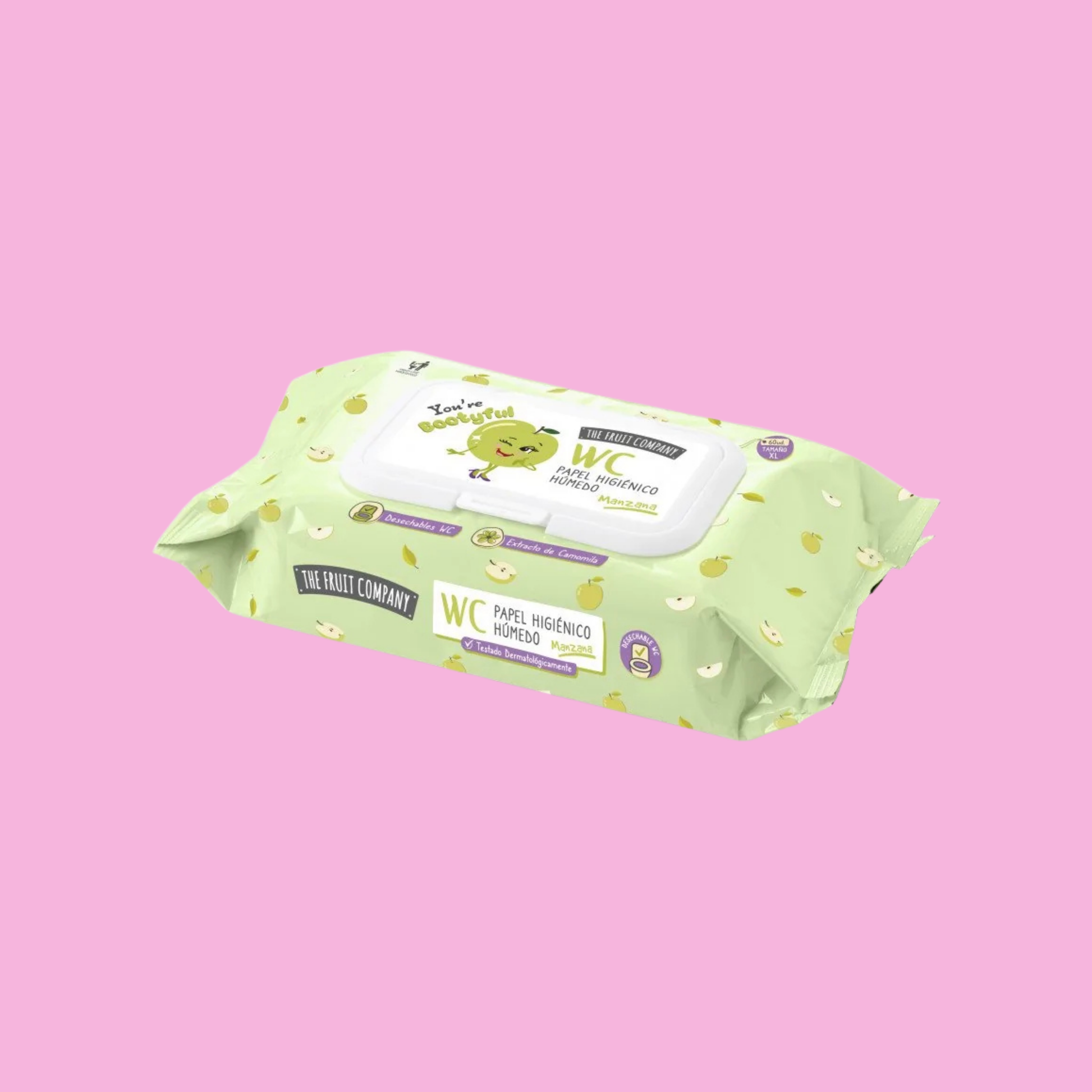 Lingettes Humides Parfumées – Parfum Pomme 🍏 - NBK Beauty