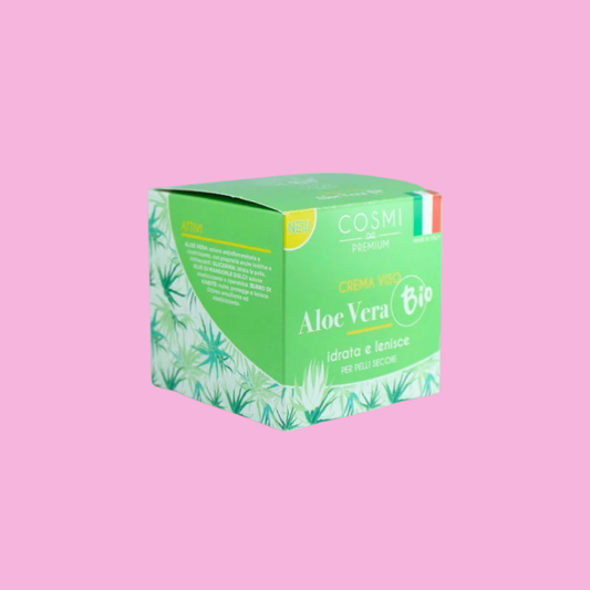 Crème Visage Aloe Vera Bio – Pour Peaux Sèches 🌿 - NBK Beauty