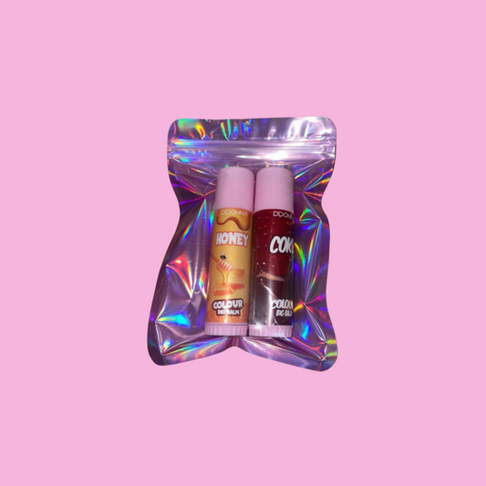 Lot de 2 Baumes Colorés "Big Balm" - D'Donna 🍯🥤 - NBK Beauty