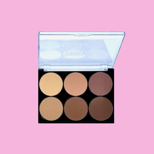 Palette Contouring Foncé Ddonna – Highlight & Contour Pressed Powder 💫 - NBK Beauty