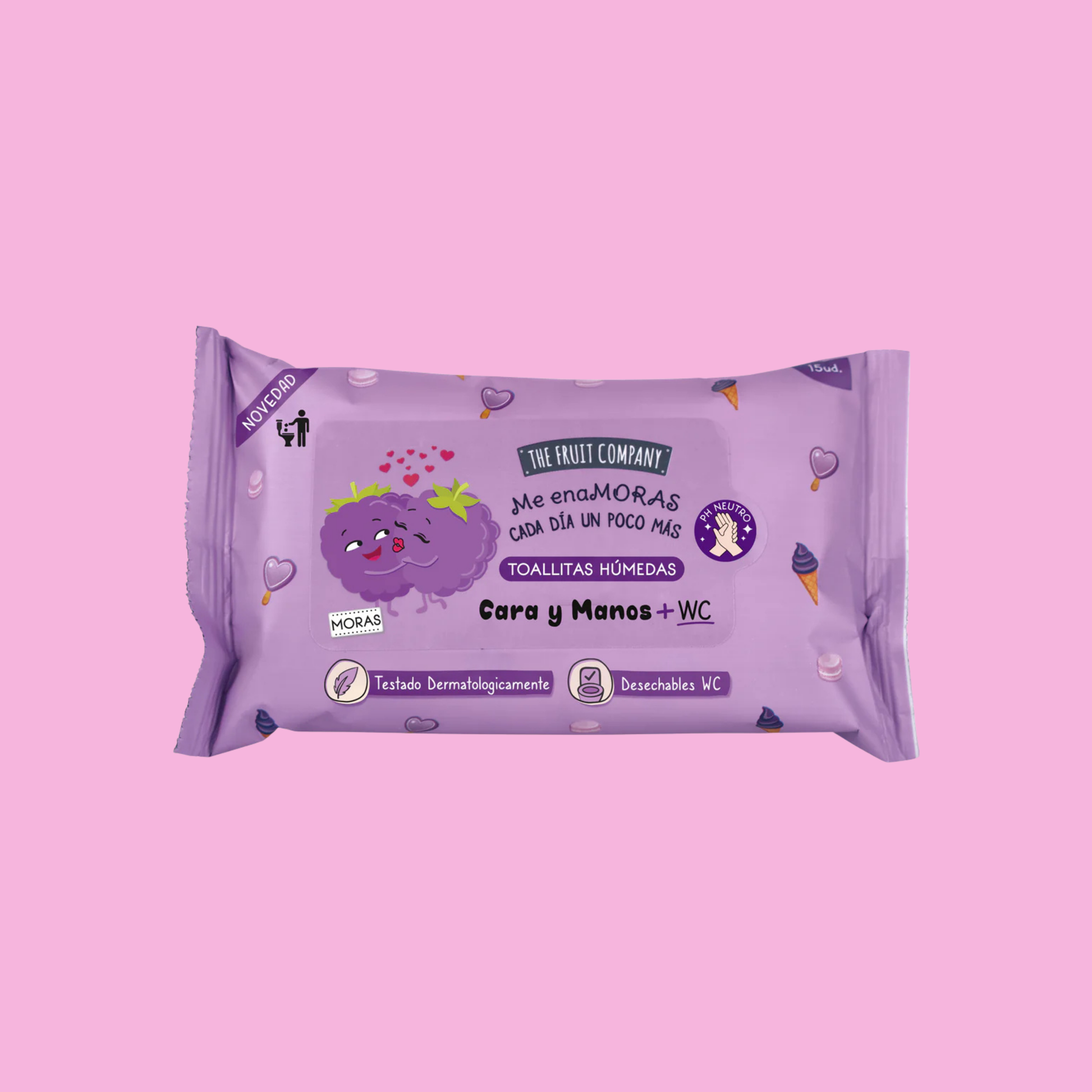 Lingettes Humides Parfumées - Mûre Gourmande - NBK Beauty