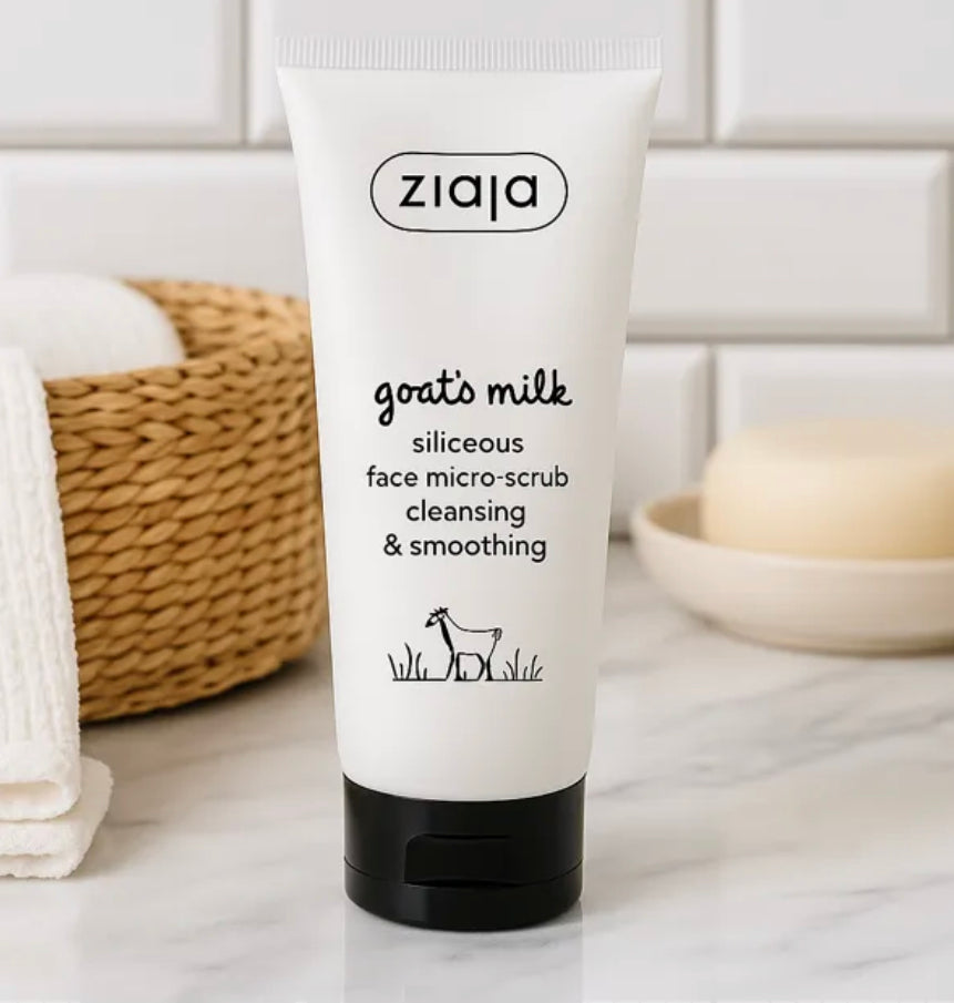 GOMMAGE ULTRA DOUX À L'ARGILE ET LAIT DE CHÈVRE - ZIAJA - NBK Beauty