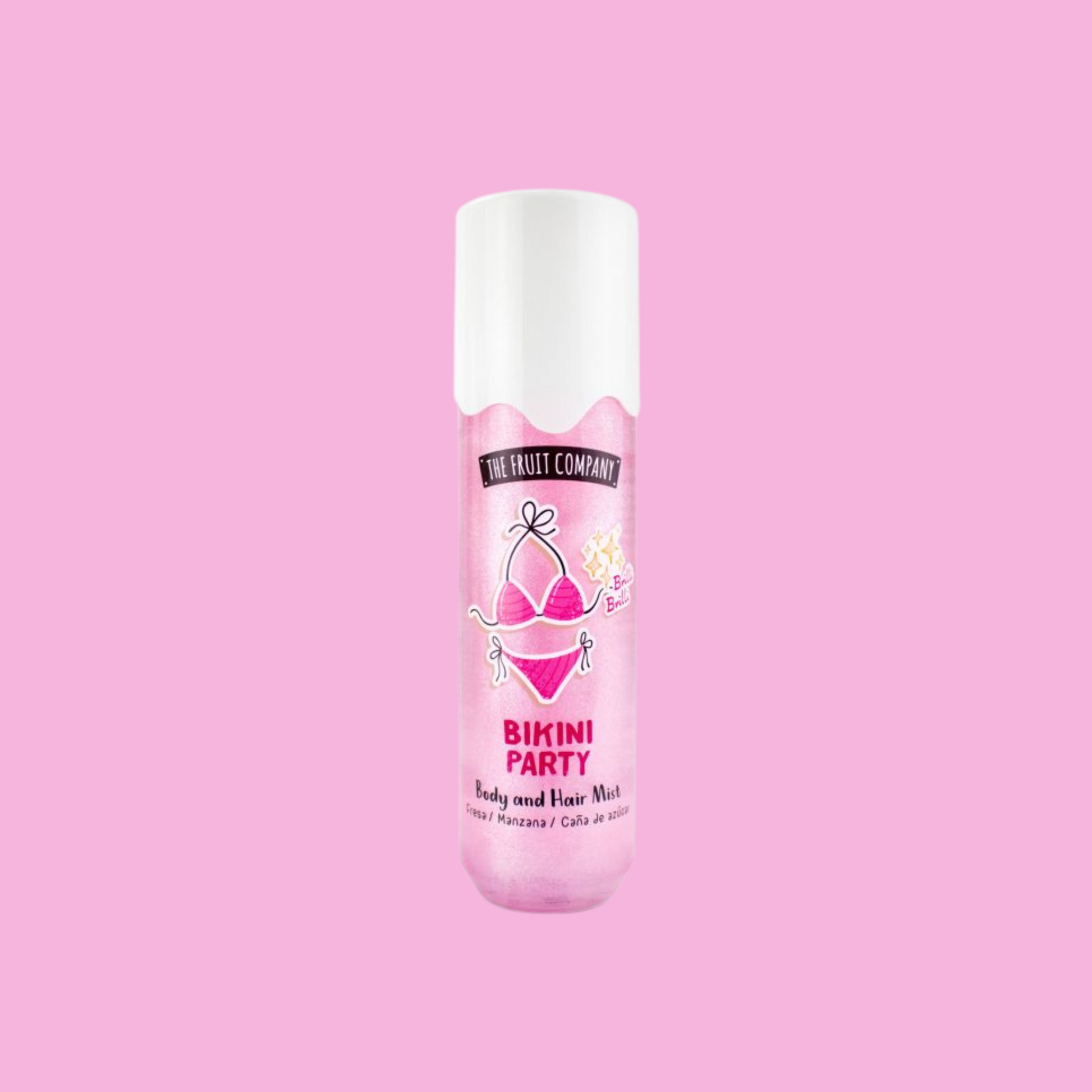 Body and Hair Mist – Bikini Party
Parfum Fraise, Pomme & Canne à Sucre - NBK Beauty